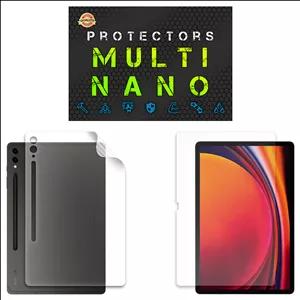 محافظ صفحه نمایش آنتی رفلکس مولتی نانو مدل X-SFB مناسب برای تبلت سامسونگ Galaxy Tab S9 Plus به همراه محافظ پشت
