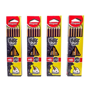مداد مشکی مپد مدل peps بسته 4 عددی