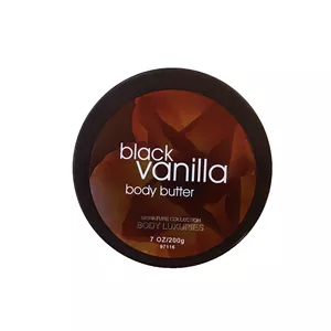 کره بدن بادی لاکچری مدل black vanilla وزن 200 گرم