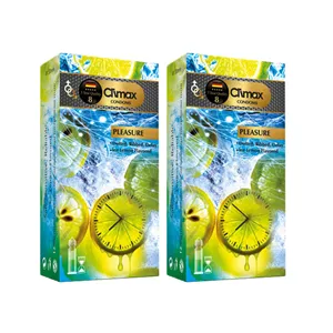 کاندوم کلایمکس مدل Pleasure 8 مجموعه 2 عددی