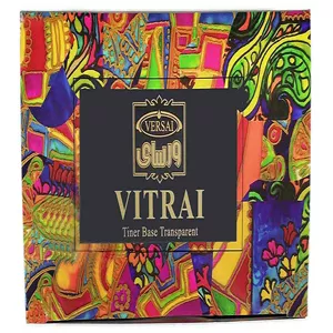 رنگ ویترای ورسای کد v95 حجم 30 میلی لیتر مجموعه 12 عددی به همراه تینر