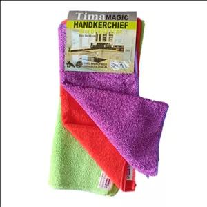 دستمال میکروفایبر نظافت خودرو تیما مدل T3 مجموعه 3 عددی