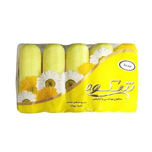  صابون شستشو شکوه مدل HRZ01 وزن 75 گرم بسته 5 عددی