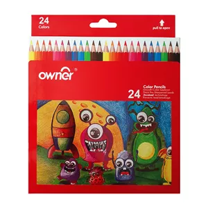  مداد رنگی 24 رنگ اونر مدل 141624 Monsters