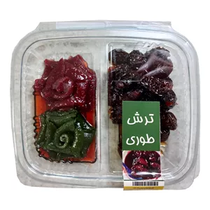 لواشک رز به همراه آلبالو خشک - 100 گرم 