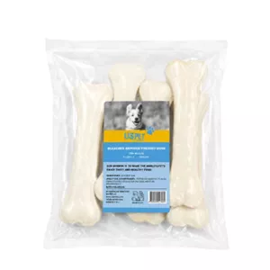 تشویقی سگ یو اس پت مدل Bleached Rawhide Pressed Bone طعم گوشت گاو وزن 500 گرم