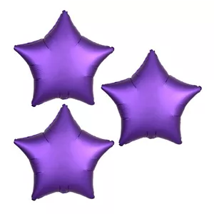 بادکنک فویلی سورتک طرح ستاره کد ST0656 بسته 3 عددی