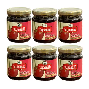 مربا آلبالو شهدین - 200 گرم بسته 6 عددی