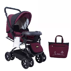 کالسکه ورسا کد 1087 به همراه ساک لوازم کودک