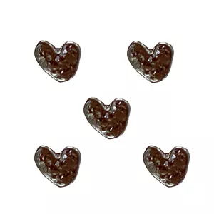 دکمه مدل قلبی کد no مجموعه 5 عددی