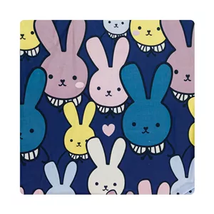 روکش لحاف فیلور آدنو مدل خرگوش کوچولو کد FI71 یک نفره سایز 160x220 سانتی‌متر