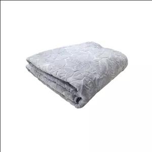 پتو 1 نفر مدل روشا طرح برگ سایز 220x140 سانتی‌متر