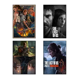 تابلو شاسي کارنيکا طرح لست اف اس The Last of Us کد 66470 مجموعه 4 عددی