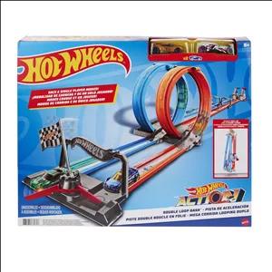 کیت ماشین بازی هات ویلز مدل Double Loop Dash کد GFH85