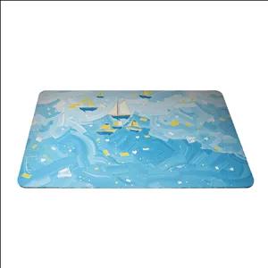 ماوس پد مدل قایق های کوچک سایز 24x37 سانتی متر