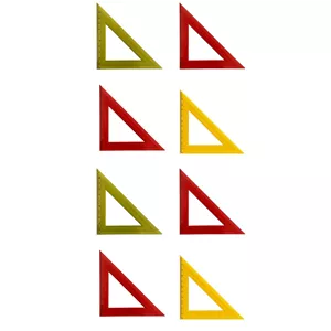 گونیا مدل ژله ای ۴۵ درجه بسته 8 عددی