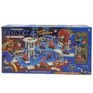 کیت ماشین بازی ناب سل مدل پارکینگ طبقاتی سونیک کد RACING CARS PARKING LOT COMPETITION SONIC NO.111-12A