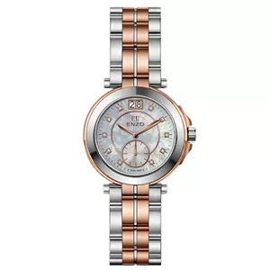 ساعت مچی عقربه‌ای کوارتز زنانه انزو مدل موتور روندا قفل مخفی کد 2170KSL