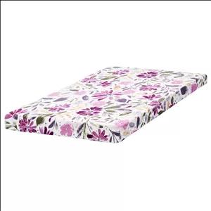 ملحفه تشک مهمان فیلور آدنو مدل بنفشه کد FI44 یک‌ نفره سایز 90x190 سانتی متر