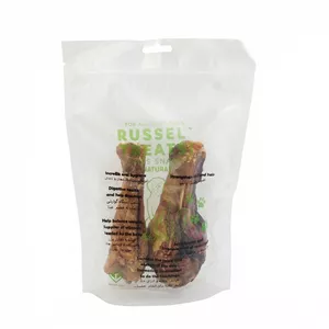 تشویقی سگ راسل مدل ران کامل طعم بوقلمون بسته ۲ عددی