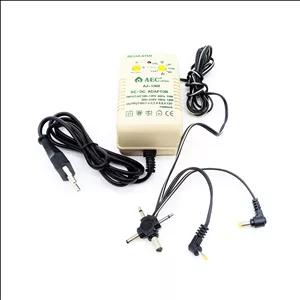 آداپتور برق 220 ولت 1 آمپر مدل 7 حالته  1000 میلی آمپر AEC