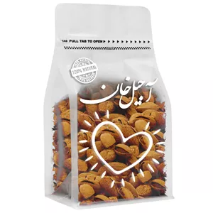 بادام پوست کاغذی خام آجیل خان - 1000 گرم