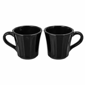 فنجان مدل سرامیکی طرح قهوه خوری کد z19 مجموعه 2 عدد 