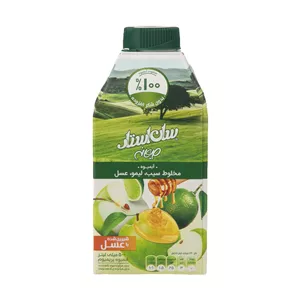 آبمیوه میکس سیب لیمو عسل سان استار - 500 میلی لیتر