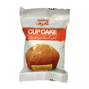 کاپ کیک پرتقالی نادری - 30 گرم بسته 40 عددی