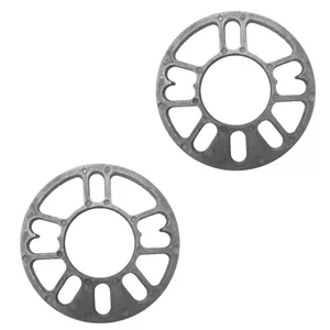 اسپیسر فاصله دهنده رینگ خودرو  قطعه سازان کبیر مدل ESP-3010375-5MM مناسب برای پژو 206 مجموعه 2 عددی