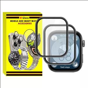 محافظ صفحه نمایش ام‌گلس مدل Pmma-MG مناسب برای ساعت هوشمند هوآوی Watch Fit 3 بسته دو عددی