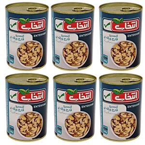 کنسرو قارچ خردشده انتخاب - - 380 گرم بسته 6 عددی