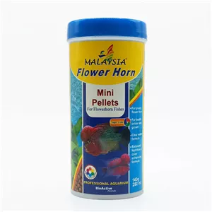غذای ماهی مالزی مدل Flower Horn وزن 140 گرم