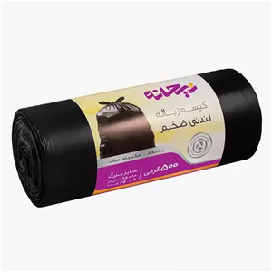 کیسه زباله ریحانه مدل رولی لندنی ضخیم - 500 گرم یک بسته 25 عددی 