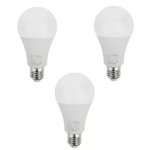 لامپ فوق کم مصرف اس ام دی 15 وات تک تاب مدل حبابی کد ka015 پایه E27 مجموعه 3 عددی