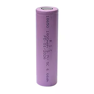 باتری لیتیوم یون قابل شارژ آر اس سی مدل RSC-18650-5C-1800 ظرفیت 1800 میلی‌ آمپر ساعت