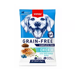 غذای خشک سگ ونپی مدل Complete Dog Food با طعم مرغ وزن 50 گرم