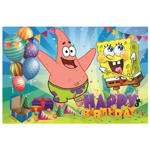 بنر تم تولد طرح باب اسفنجی کد 1039