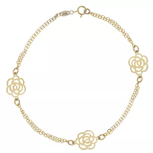 دستبند طلا 18 عیار ماهک مدل MB0191