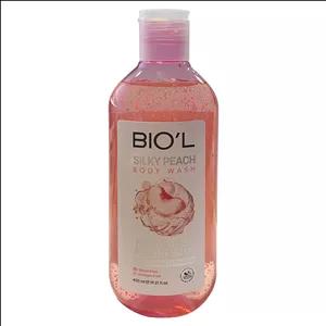شامپو بدن بیول مدل SILKY PEACH با رایحه هلو ابریشمی مناسب برای پوست چرب و معمولی حجم 400 میلی لیتر