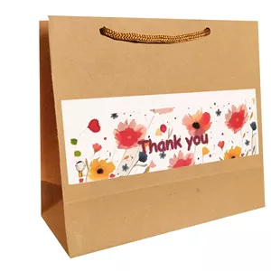 پاکت هدیه مدل Thank you مجموعه 10 عددی