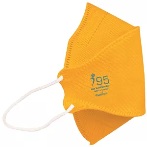 ماسک تنفسی ریما مدل سه بعدی N95 نانو کد Yellow-F95 بسته 25 عددی