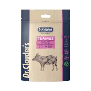 تشویقی سگ دکتر کلادر مدل Trainee Snack طعم گوشت خوک وزن 80 گرم