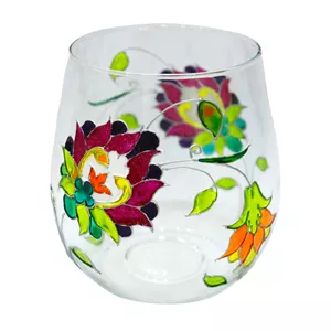 گلدان شیشه ای طرح ترنج کد 1