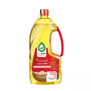 روغن مایع آفتابگردان، کنجد و ذرت سرخ کردنی وجین سبز - 900 میلی لیتر