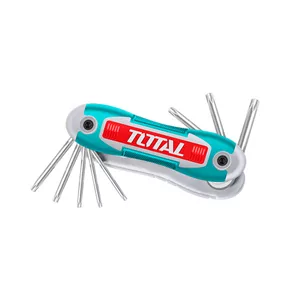آچار ستاره‌ای چاقویی توتال مدل THT106184 مجموعه 9 عددی