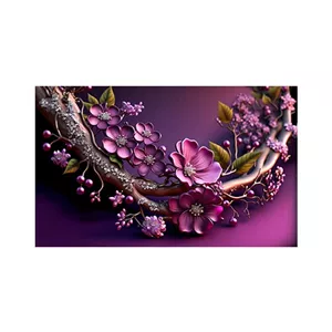  پادری مدل گل و طبیعت کد M35M001-MF0114 سایز 76x46 سانتی متر