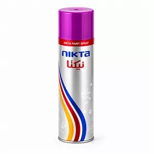 اسپری رنگ بنفش براق نیکتا مدل Purple Gloss حجم  300 میلی‌لیتر