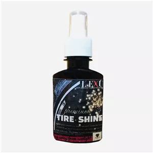 اسپری واکس لاستیک خودرو لکسوو مدل Shine M حجم 120 میلی لیتر