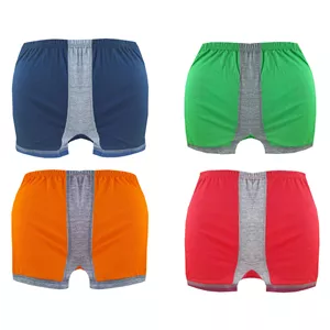 شورت پسرانه غوغا مدل پادار کد mn-0124 بسته 4 عددی